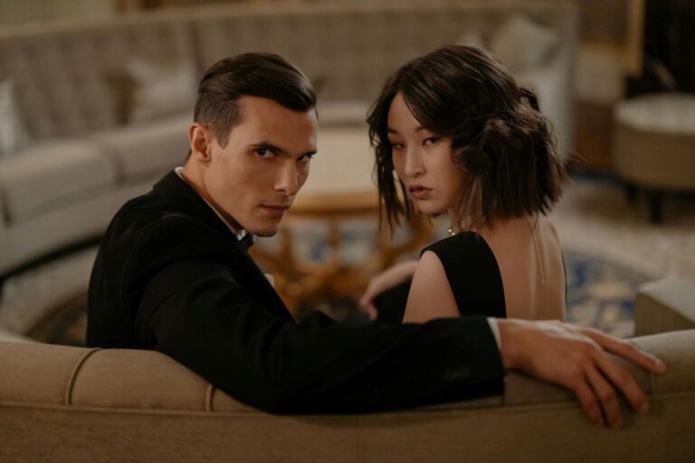 couple looking mad