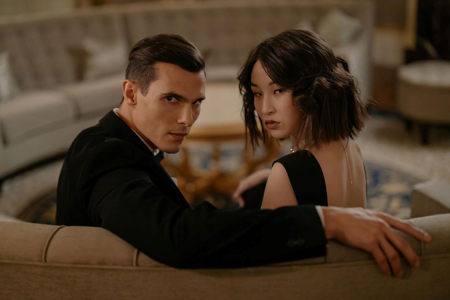 couple looking mad
